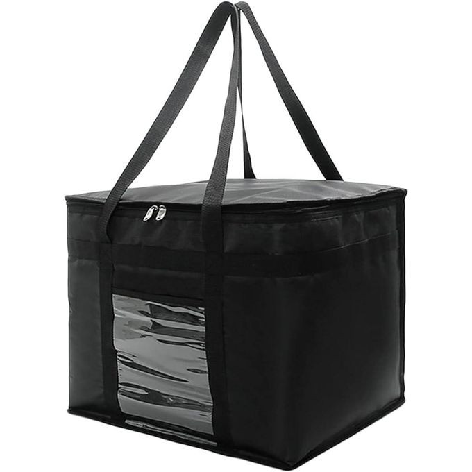 50 Litre Car Cooling Handbag Fresh Food Delivery Container Waterproof Ice Pack Groceries With Zipper Collapsible Insulated Thermal Lunch Box Bag Pizza Bag Camping Storage Basket Outdoor Travel Equipment