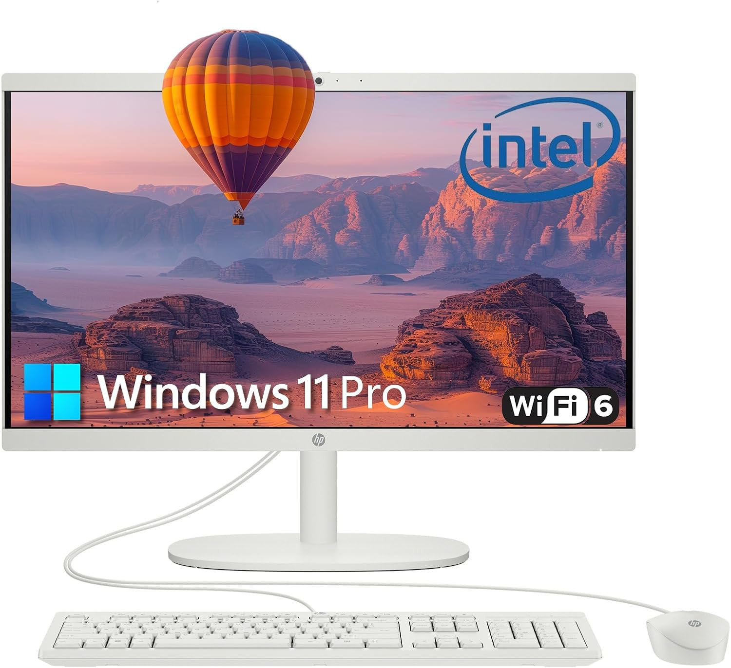 HP 200 G4Â Ci3 12th gen.4gb 1tbÂ 21.5 NT DosÂ Snow White All in one
