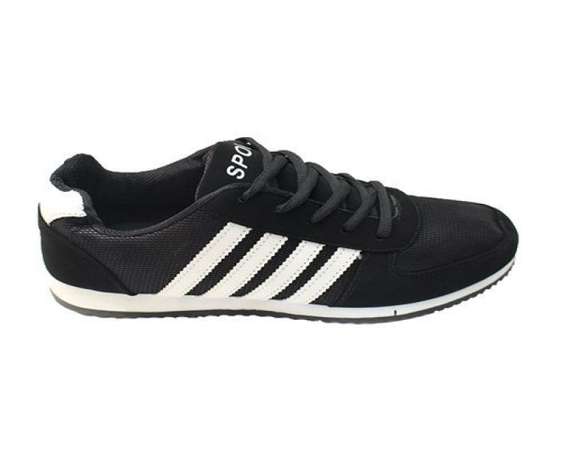 SPORT Men's Sport Sneakers - White, Black