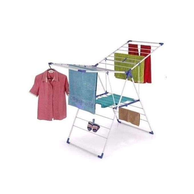 Outdoor Foldable Clothes Hanger - White