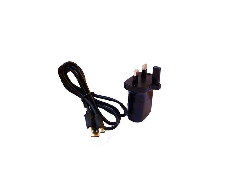 2-in-1 Travel Adapter Fast Charger for Android - Black