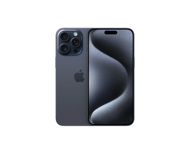 iPhone 15 Pro Max – 512GB Storage – 8GB RAM – 6.7" Super Retina XDR Display – A17 Pro Chip – Pro Camera System (48MP Main, Telephoto, Ultra-Wide) – Titanium Frame – 4323mAh Battery – iOS 17 – Blue Titanium – Small Each