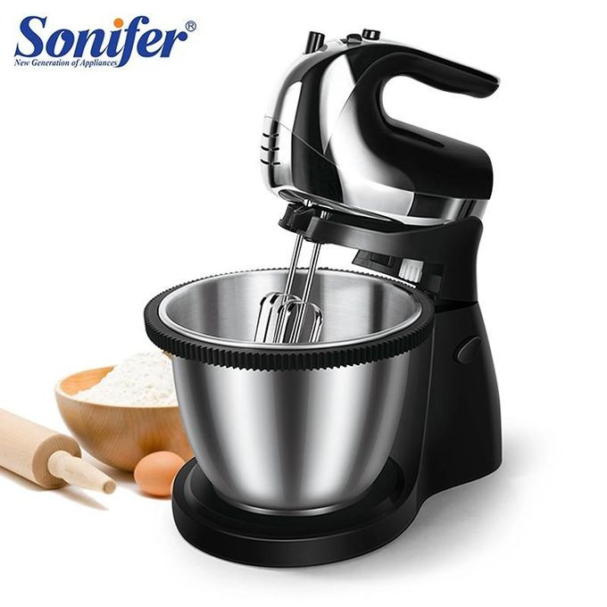 Sonifer Stand Mixer 3 Litres - Silver, Black