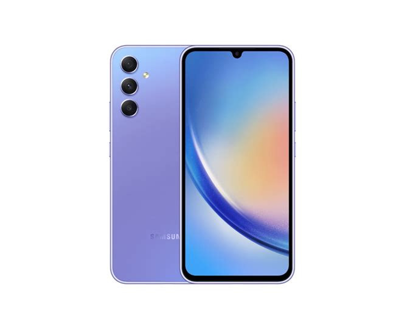 Samsung Galaxy A34 5G – 6.4" Super AMOLED Display, 8GB RAM, 256GB Storage, 5000mAh Battery, 48MP Triple Camera, 13MP Front Camera, Dual SIM – Smartphone