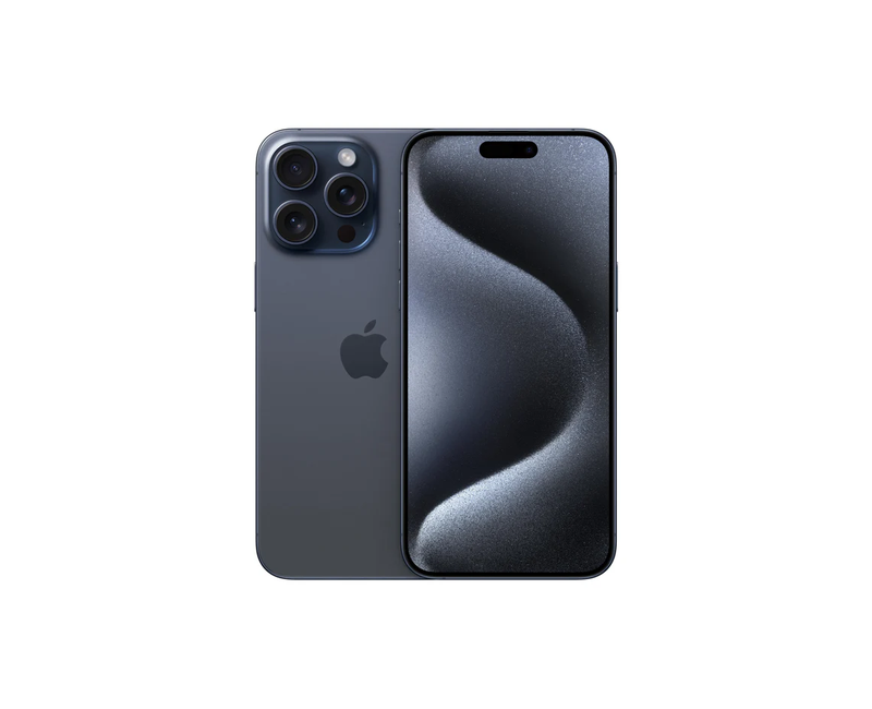 Apple iPhone 15 Pro 256GB - 6.1" Super Retina XDR, A17 Pro Chip, 48MP Pro Camera, Titanium Design, 5G, USB-C, iOS 17, Blue Titanium, Brand New Unlocked
