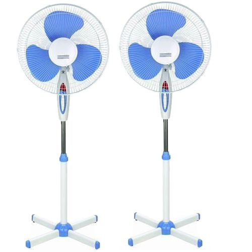 16 Inch 2 High Quality Stand Fans With Oscillation Function And 3 Speeds-White