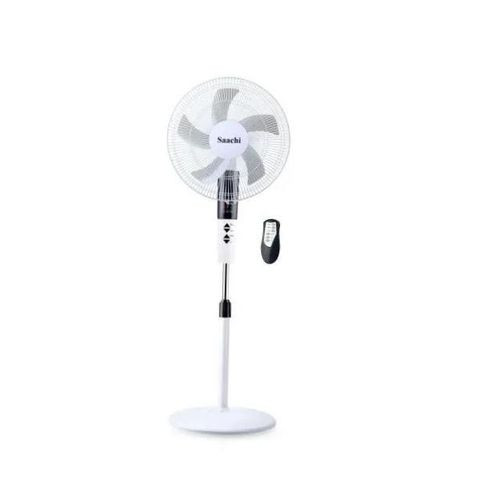 16 Inch Electric Stand Fan With Infrared Remote Control-White