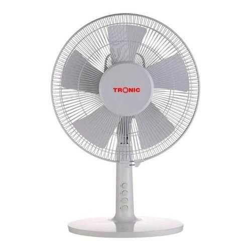 Tronic 12 Inch High Quality Table Fan With 5 Blades And Efficient Speed-White