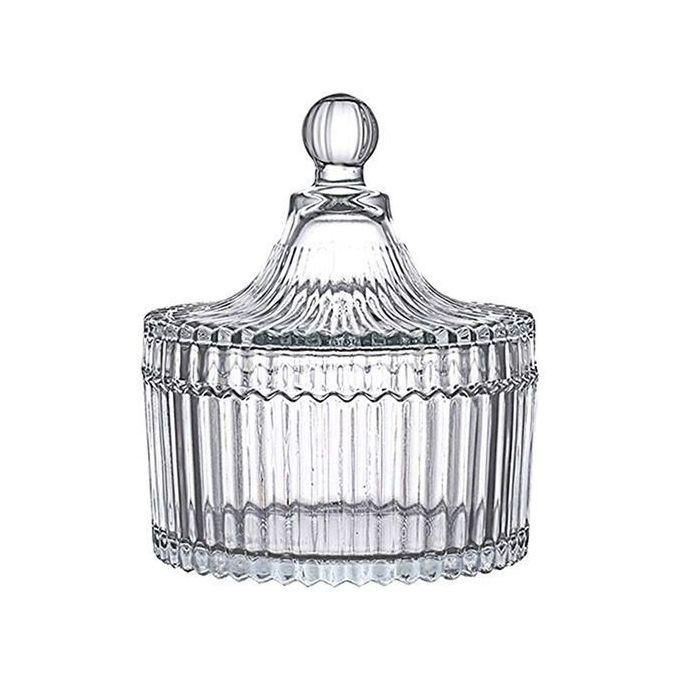 Glass Sugar Spices Cookies Bowl For Storage-Transparent