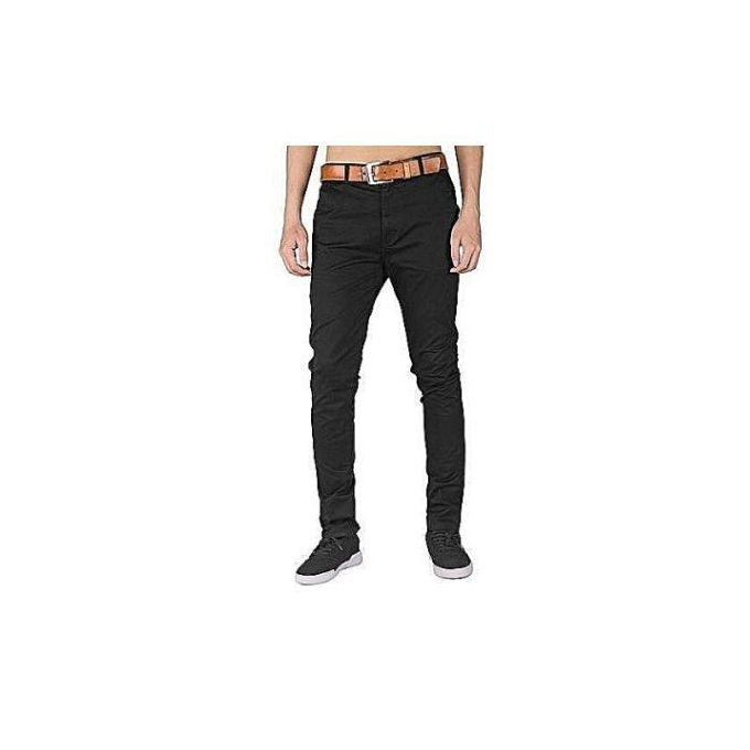 4 Packs of Men's Khaki Stretchers Trousers - Brown, Navy Blue , Maroon, Black