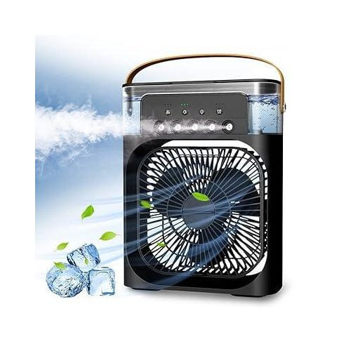 3 In 1 Electric Air Cooler Fan And Humidifier-Multicolours
