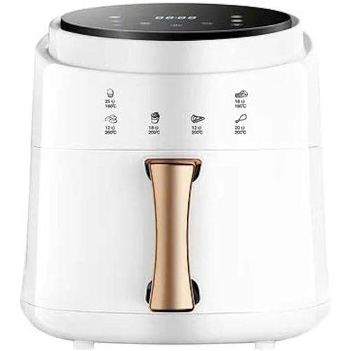 8 Liters Advanced Technology New Design Airfryer-Black/White