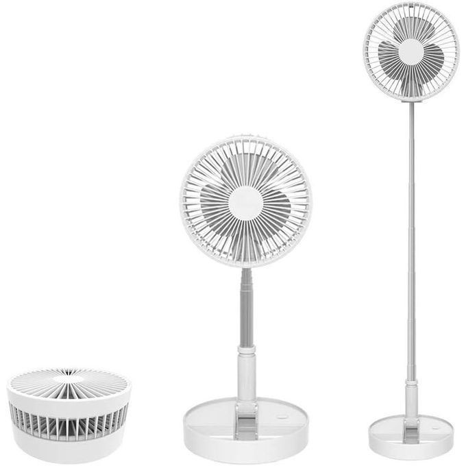 Electric Portable Mini Table Fan - White,Blue