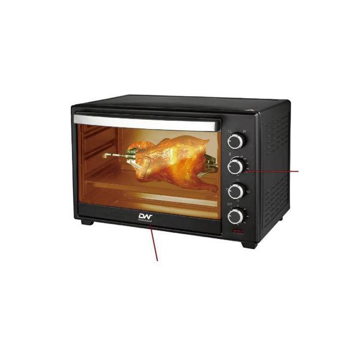 48 Liters Electric Mini Oven 2000w With Rotisserie Function - Black