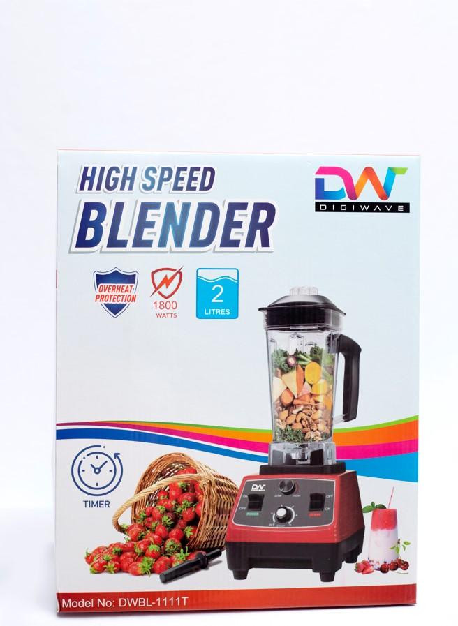 DWBL - 1111T 2.0L Commercial High Speed Blender - Red