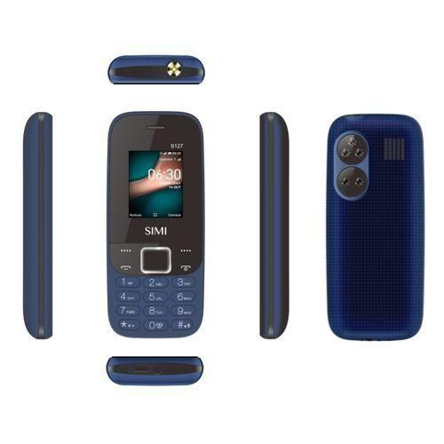 SIMI Functional Phone SIMI S127 with 1.77-Inch Screen, Dual SIM, and 1050mAh Battery