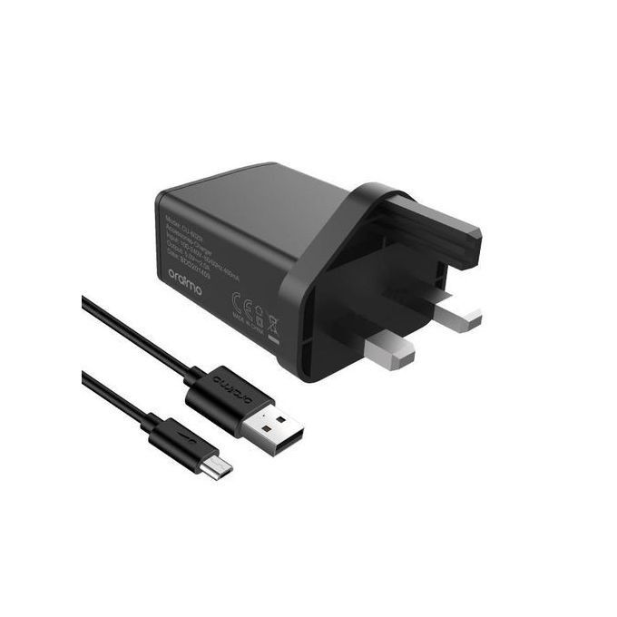 Original Type-A Fast Charge Adapter + Usb Cable - Black