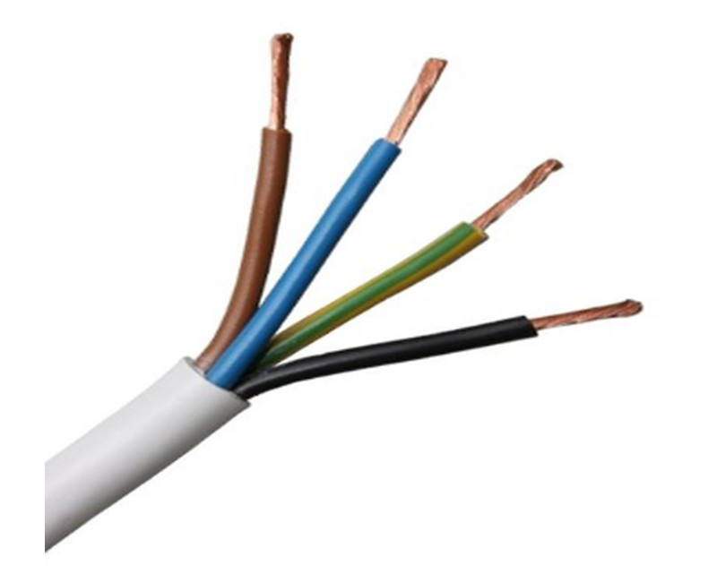 ELECTRICAL FLEXIBLE CABLE 4CX4MM WHITE IN MTR