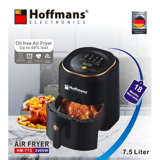 7.5litres Air Fryer HM-775 - Black