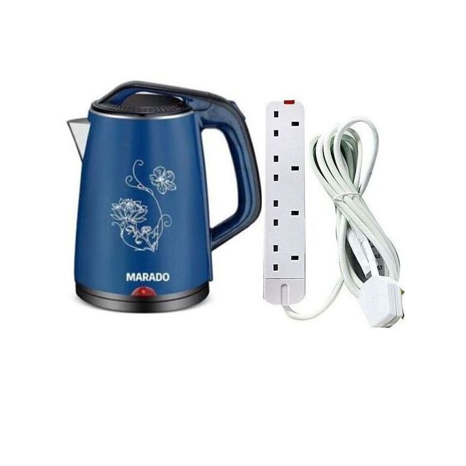 Bundle Of 2.5L Kettle With Extension Cable - Multicolor