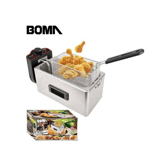 3L Deep Fryer Single Silver