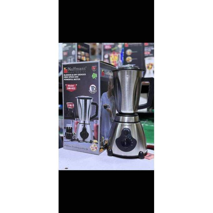 Pure Stainless Steel 2 In 1 Blender-Silver